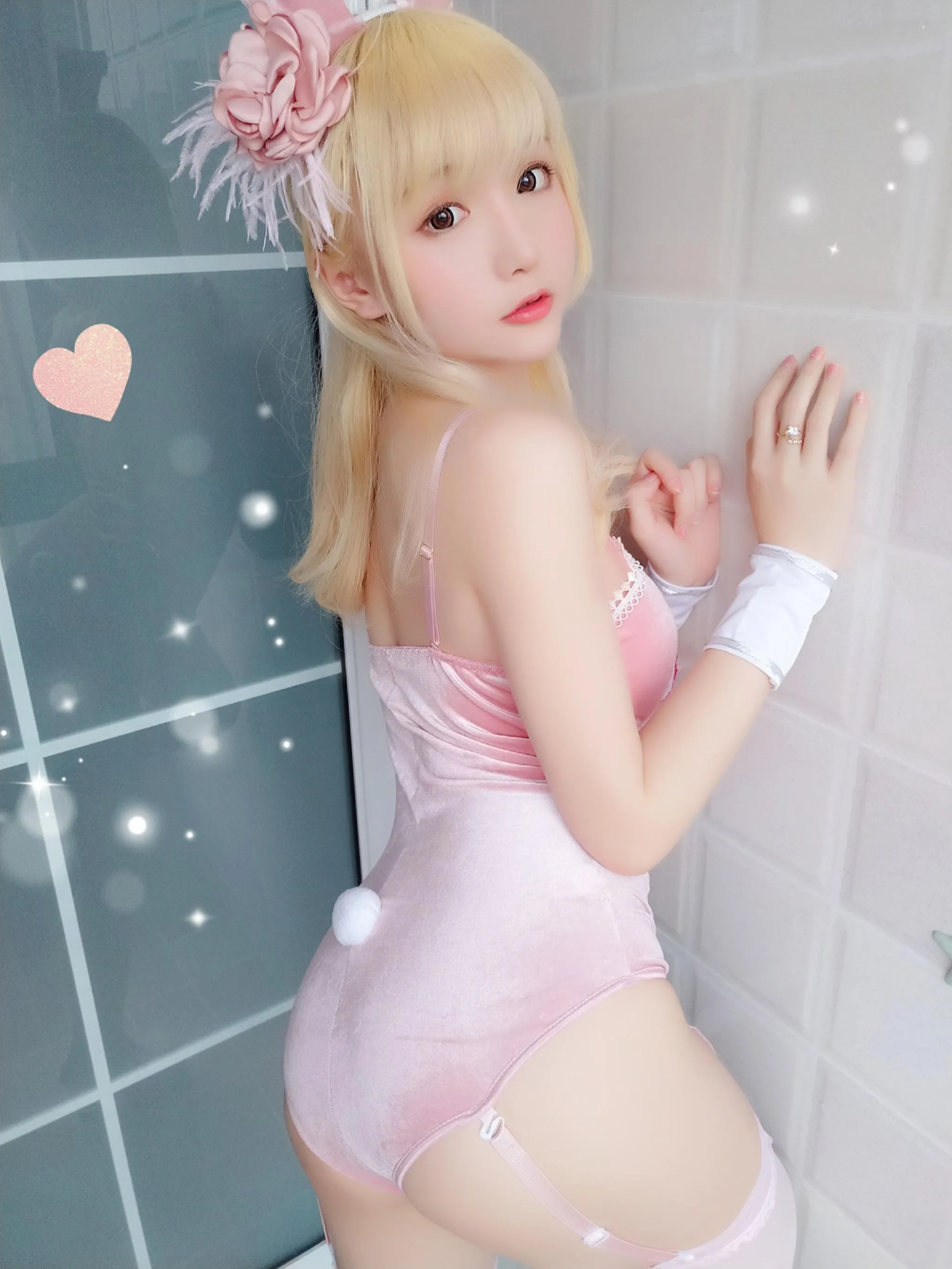 星之迟迟 – VOL.01 粉红泡泡包-PINK兔女郎（31P） [31P]插图9